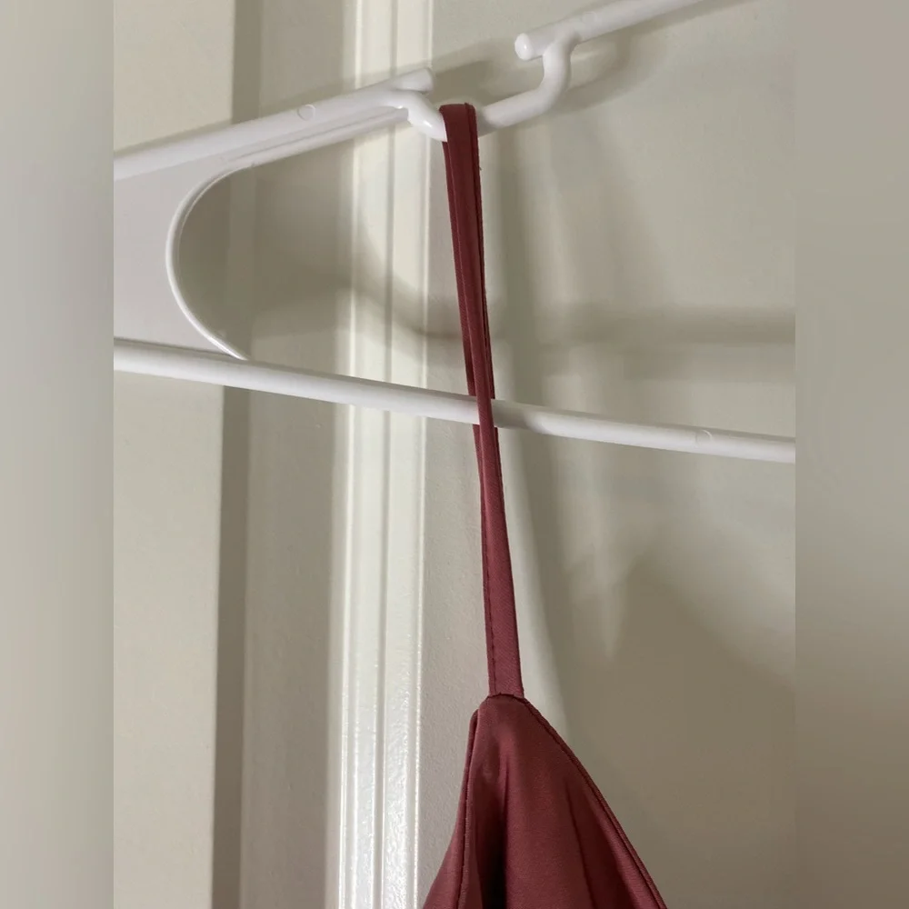 Rue 21 Satin Rose Gold Cowl Neck Dress - Picture 5 of 6